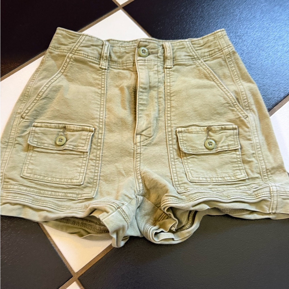 American Eagle Light Olive Stretch Pants